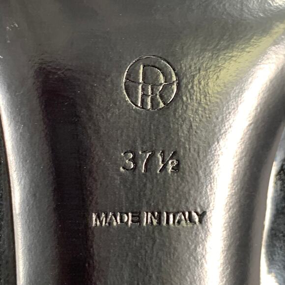 THE ROW Size 7.5 Black Patent Leather Pointed Toe Pumps - Picture 8 of 8